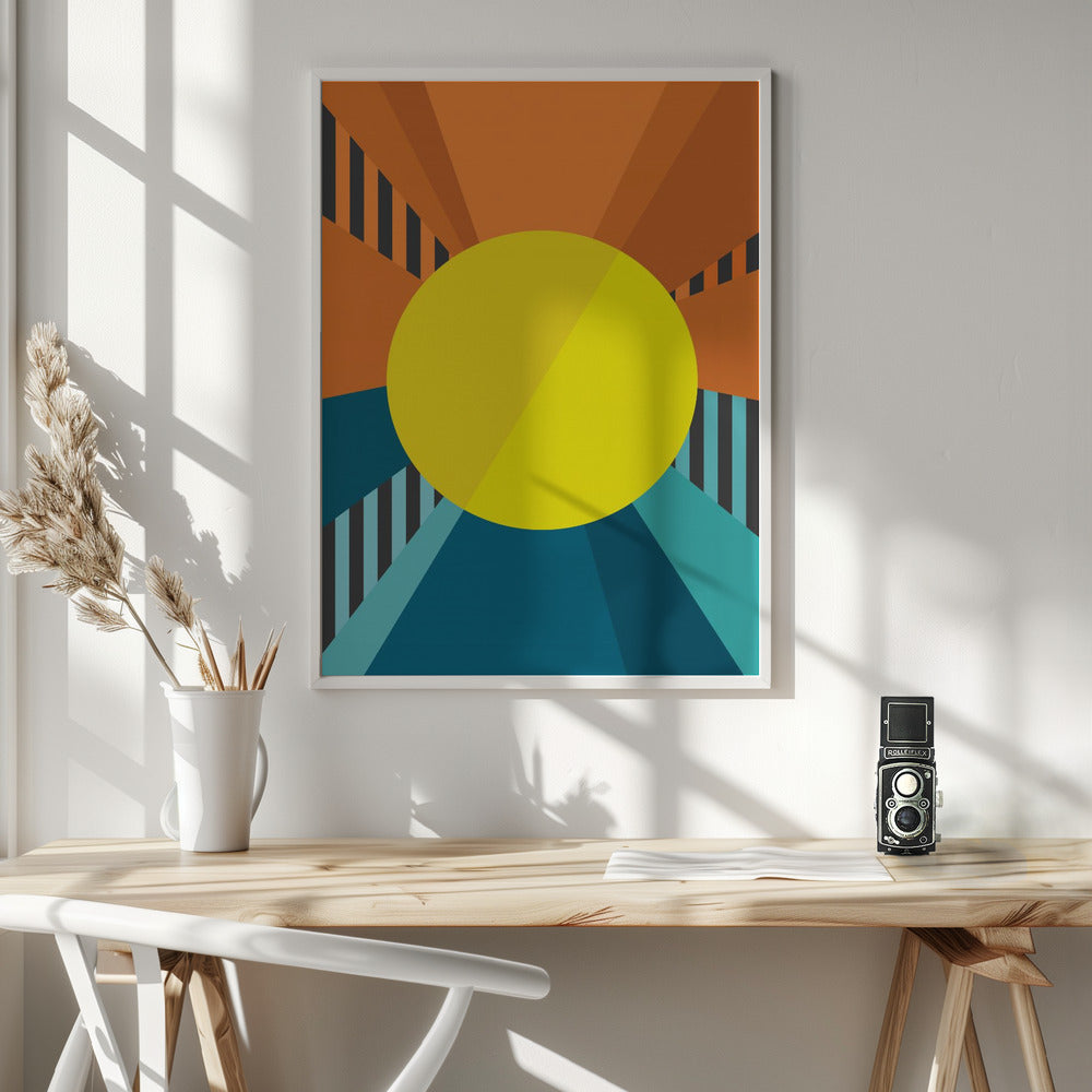 Sunshine On A Rainy Day - Poster / Art Print - interiör