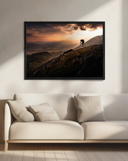 Sunset Ride - Poster / Art Print - interiör