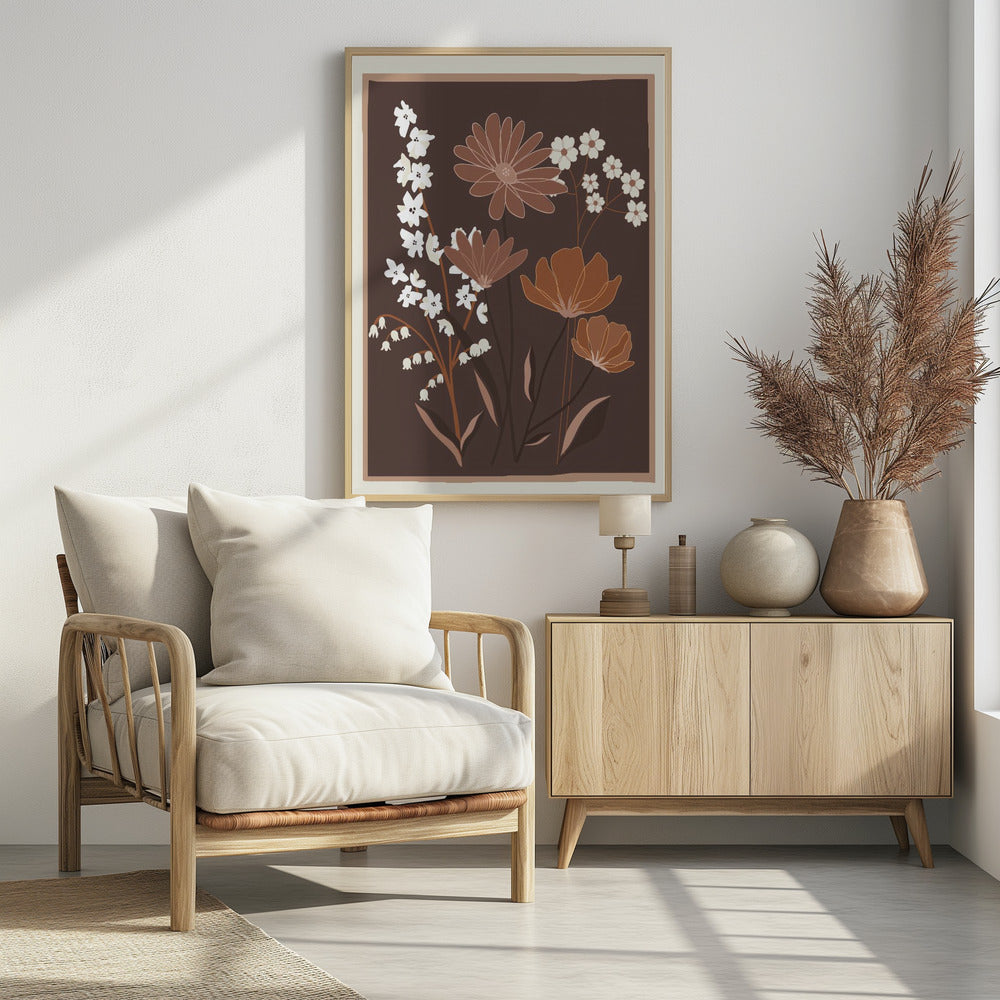 Blooming Grace - Poster / Art Print - interiör