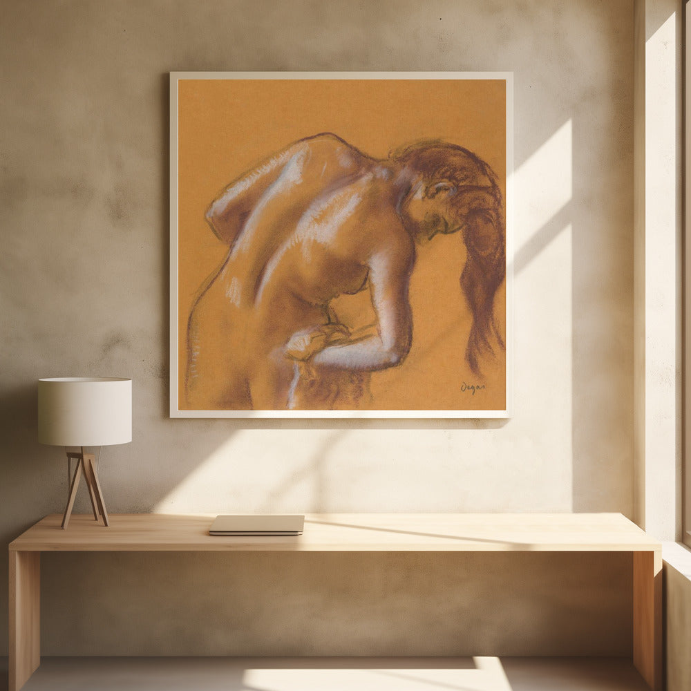 Bather Drying Herself - Poster / Art Print - interiör