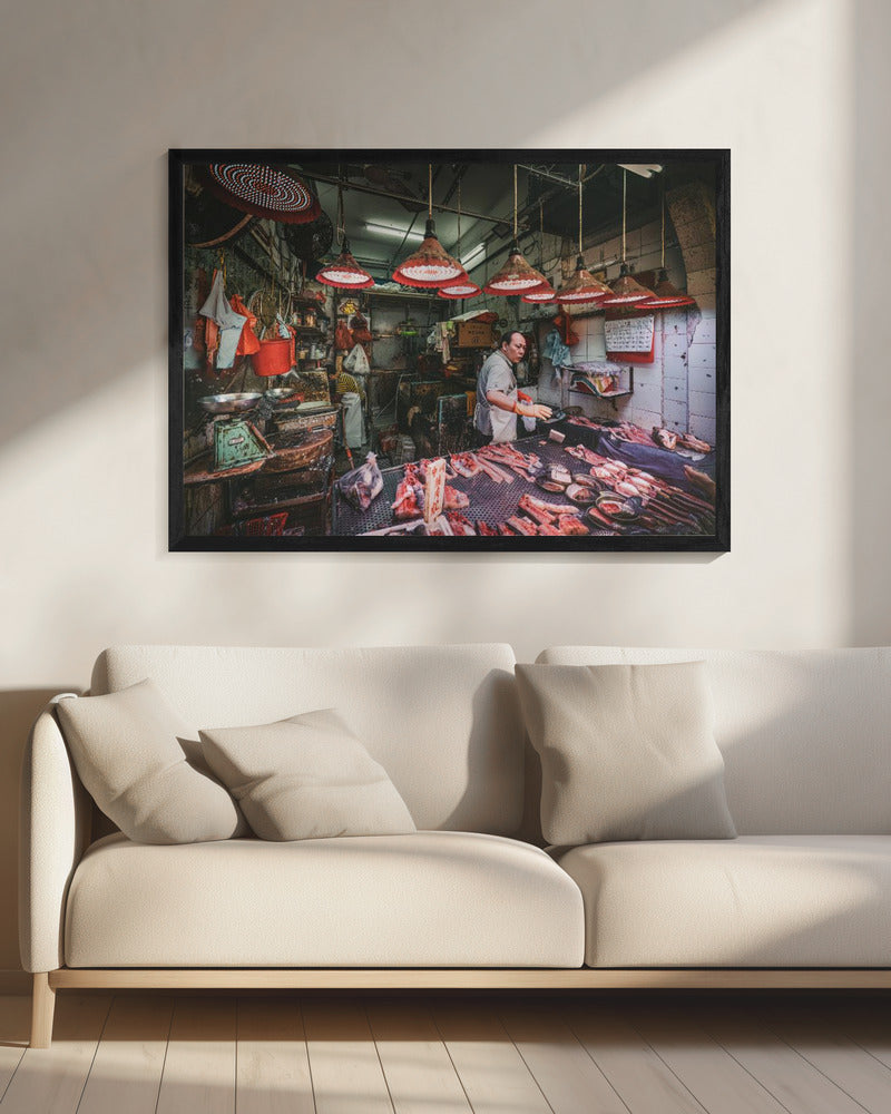 Fishmonger of HK - Poster / Art Print - interiör