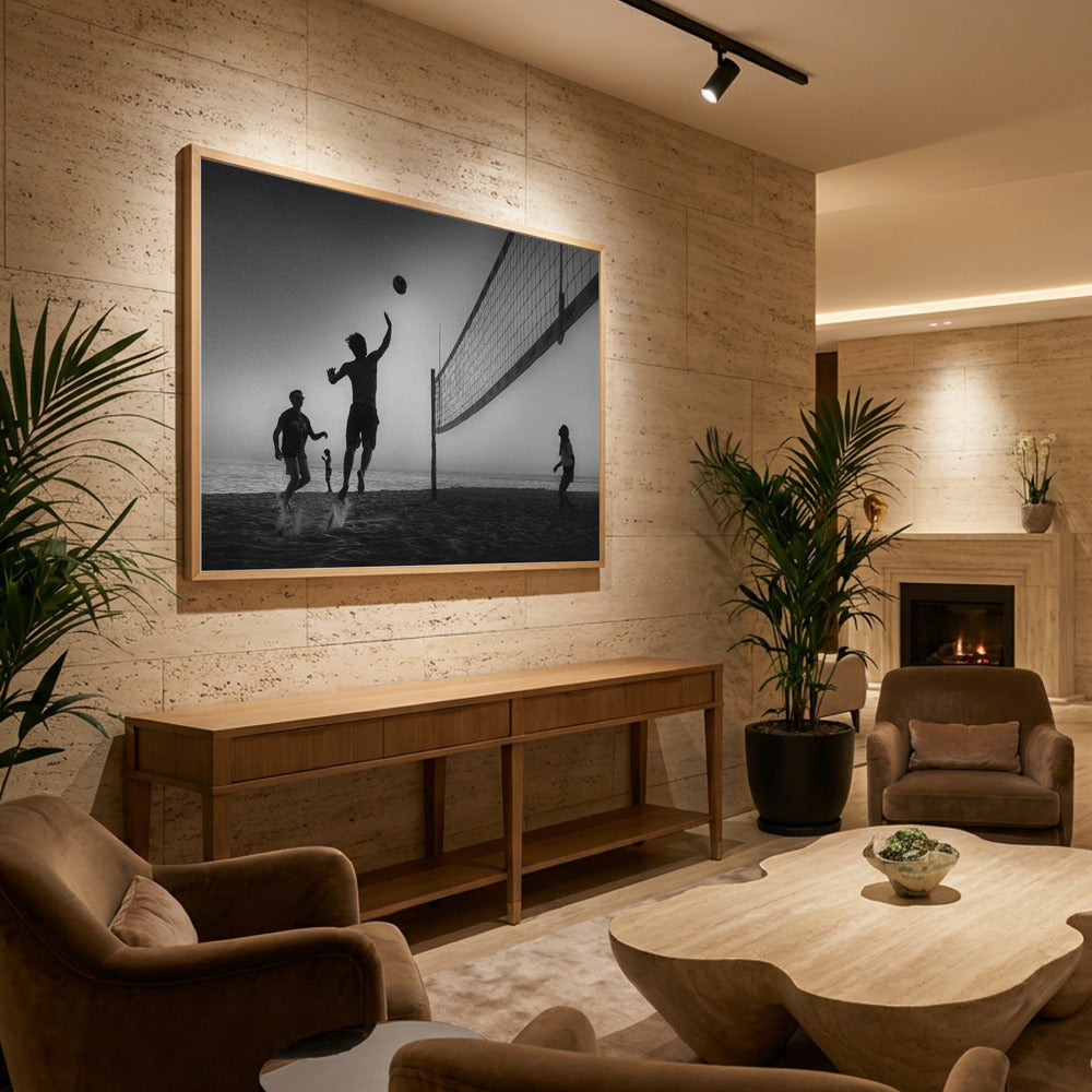 Beach volleyball - Poster / Art Print - interiör