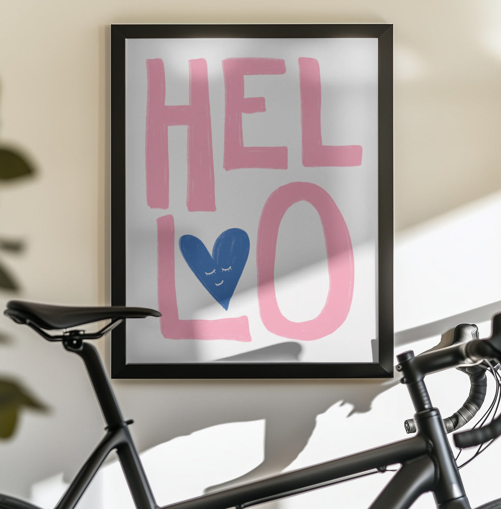 Hello - Poster / Art Print - interiör