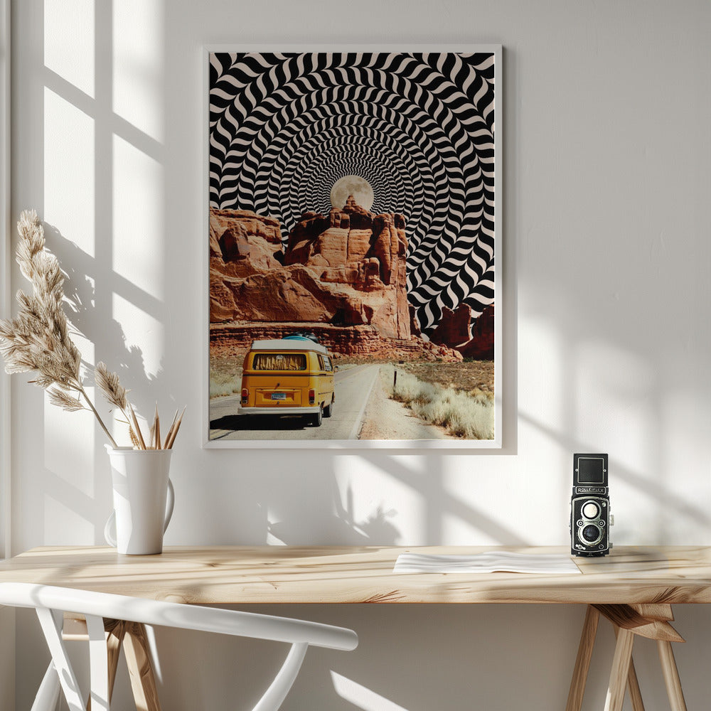 The Real Road Trip - Poster / Art Print - interiör