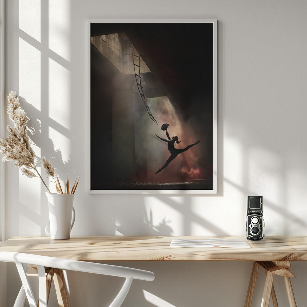 Smoke Dance - Poster / Art Print - interiör