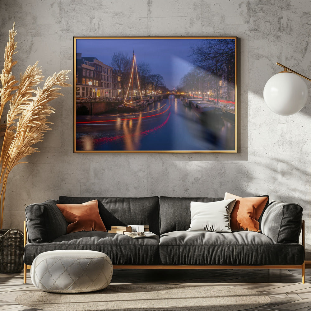 canals of Amsterdam - Poster / Art Print - interiör