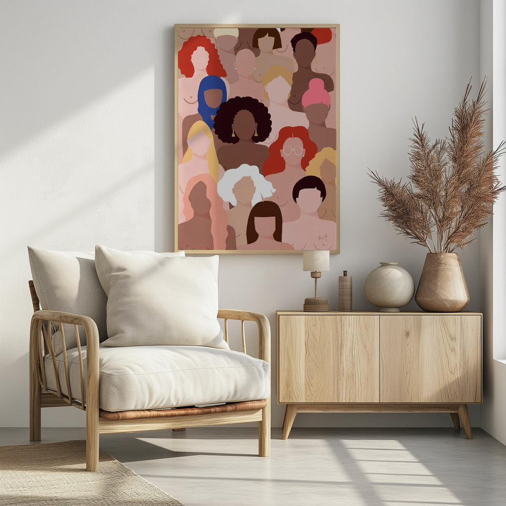 Who run the world - Poster / Art Print - interiör