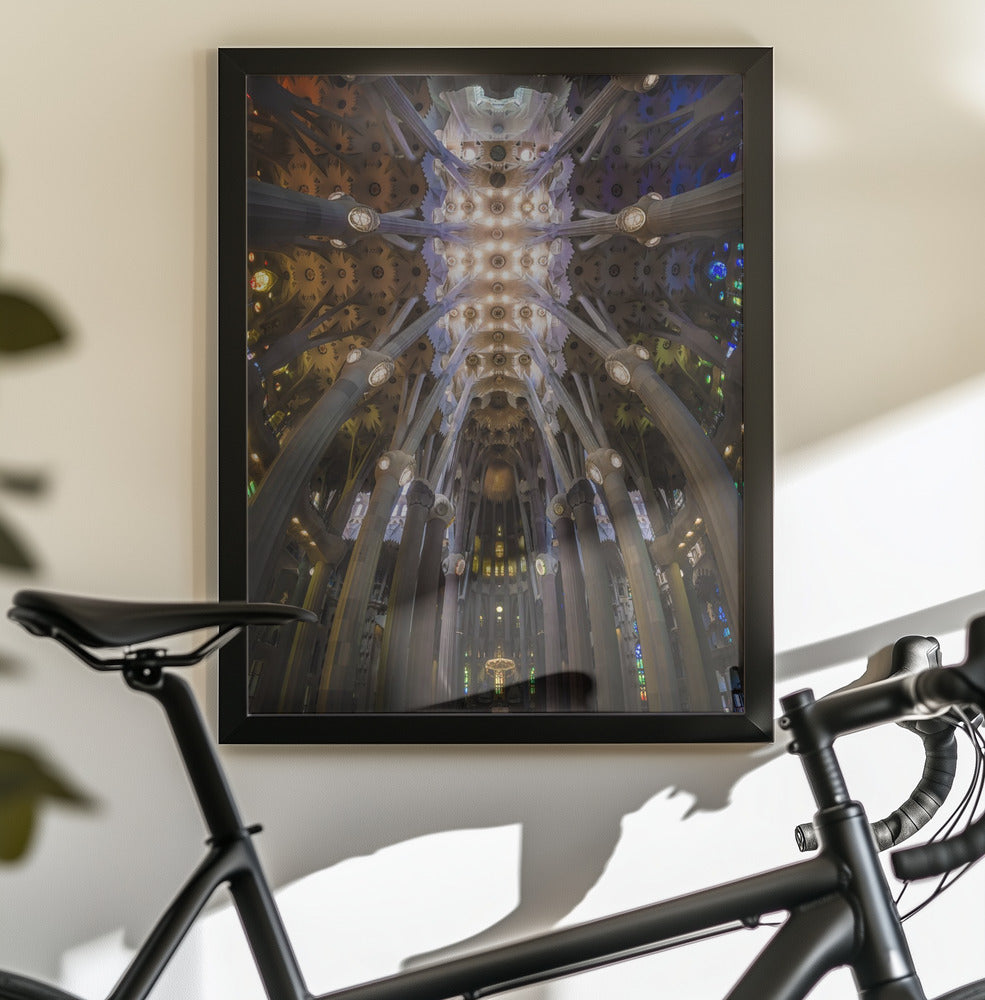 La Sagrada Familía - Poster / Art Print - interiör