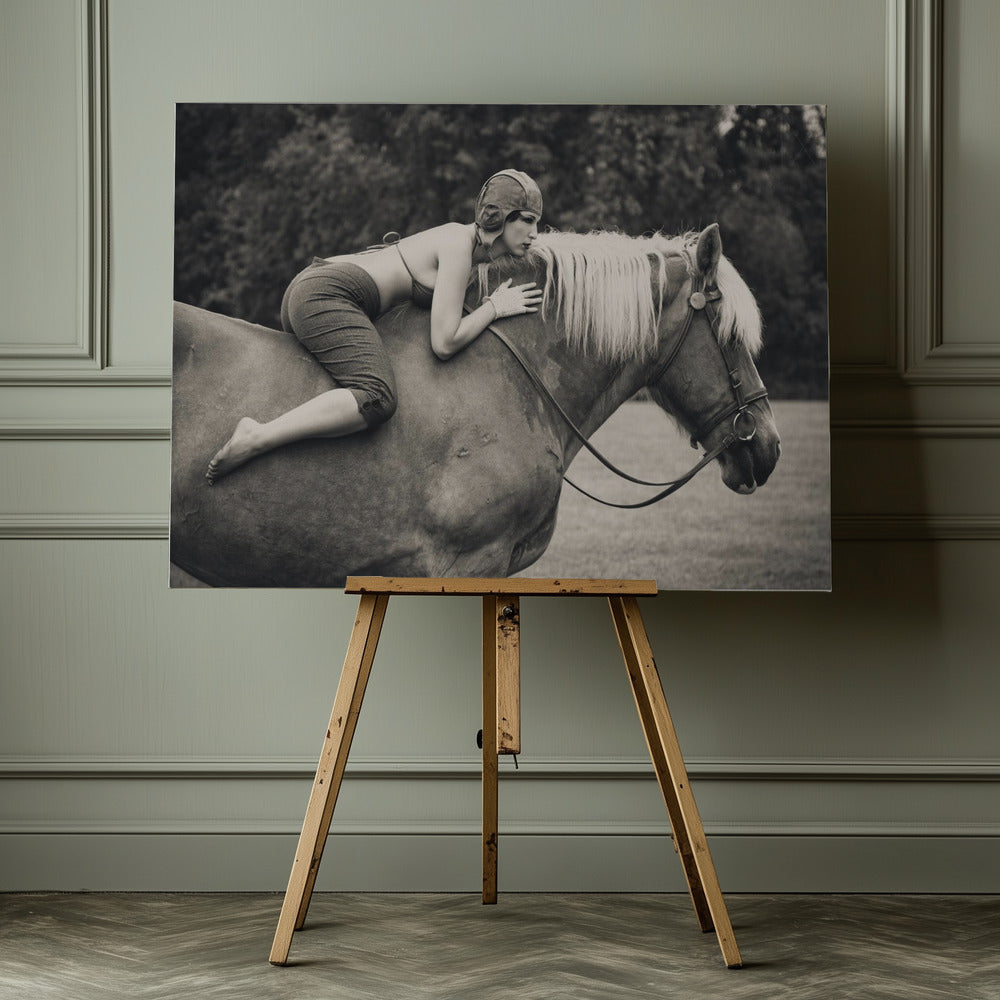 Off to the Races - Poster / Art Print - interiör
