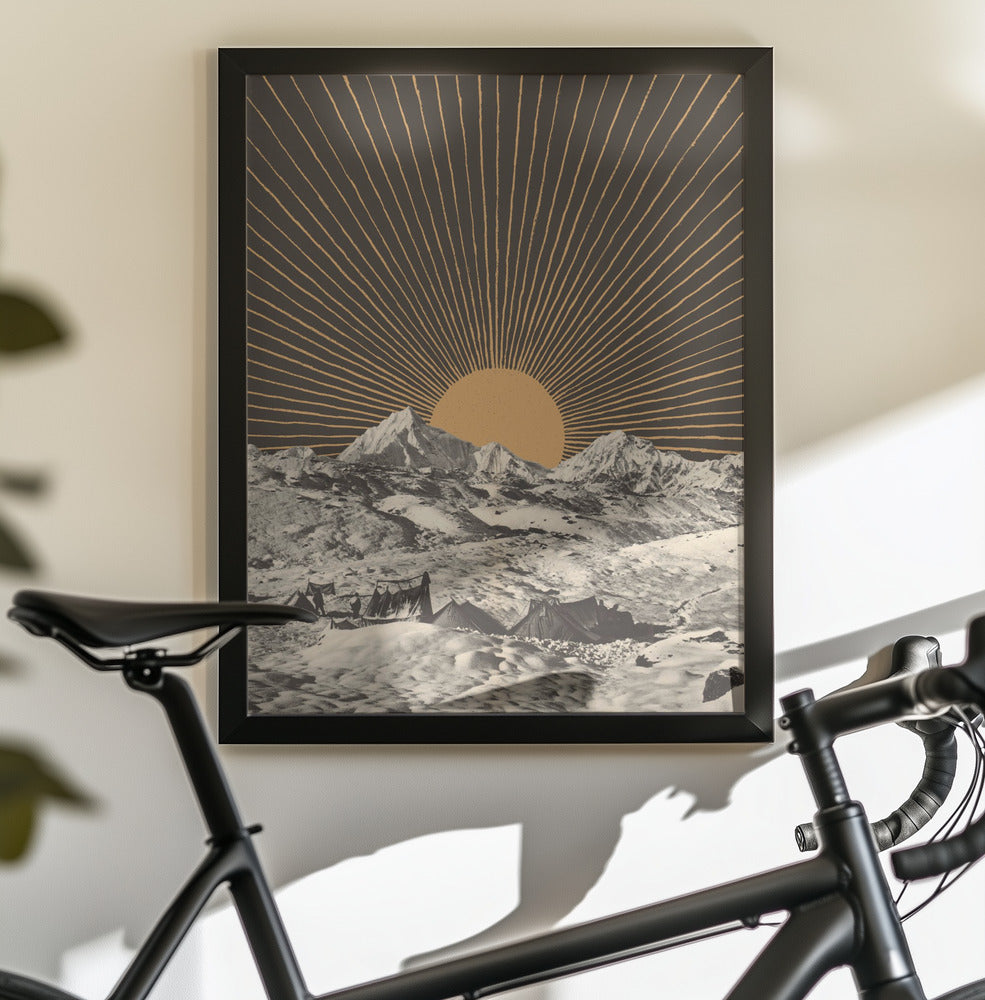 Mountainscape Nº6 - Poster / Art Print - interiör