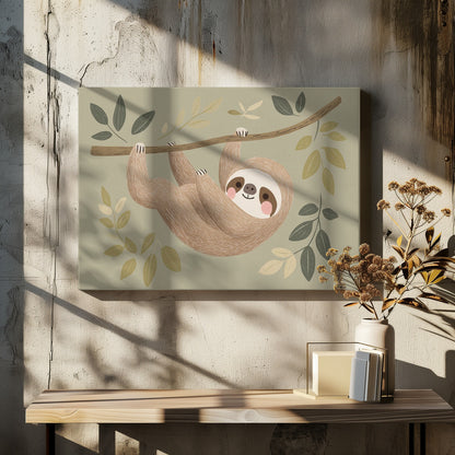 Cuteslothjpg - Poster / Art Print - interiör