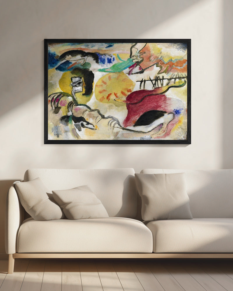 Improvisation 27 (garden of Love II) (1912) - Poster / Art Print - interiör