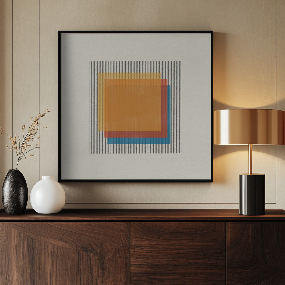 Midcentury Modern Object No1. - Poster / Art Print - interiör