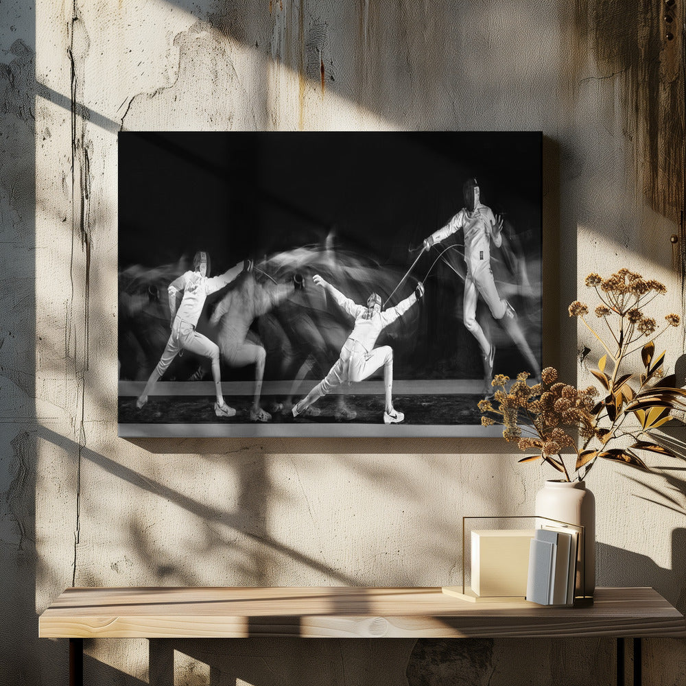 Fencing #1 - Poster / Art Print - interiör