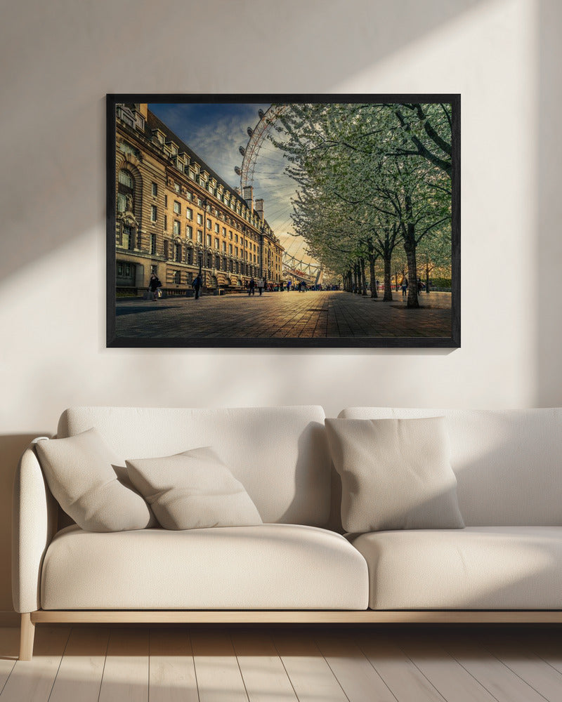 Last Daylights at the London Eye - Poster / Art Print - interiör