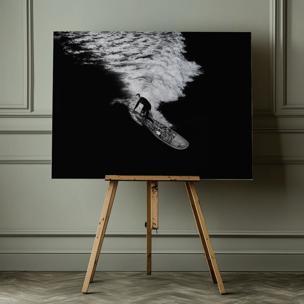 Paddle surf 1 - Poster / Art Print - interiör