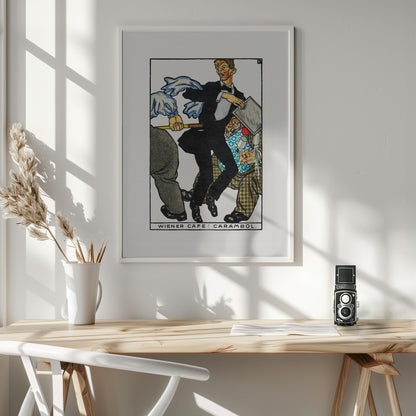 Viennese Café Carambole - Poster / Art Print - interiör
