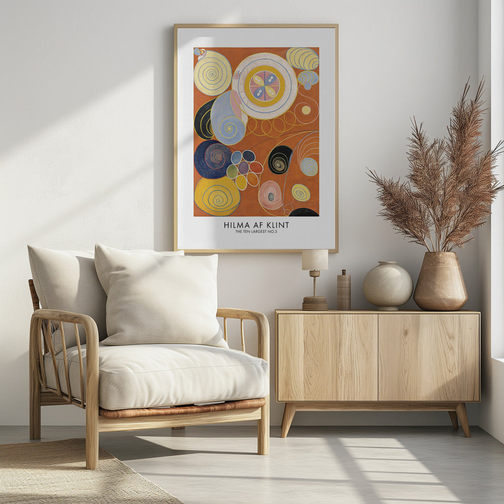 The Ten Largest No.3 Poster - Poster / Art Print - interiör