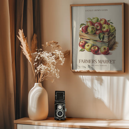 Farmers Market Apple - Poster / Art Print - interiör