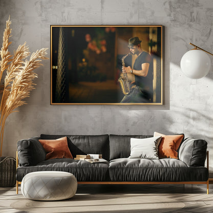 Mood with jazz - Poster / Art Print - interiör