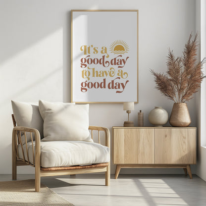 Good Day No2 - Poster / Art Print - interiör