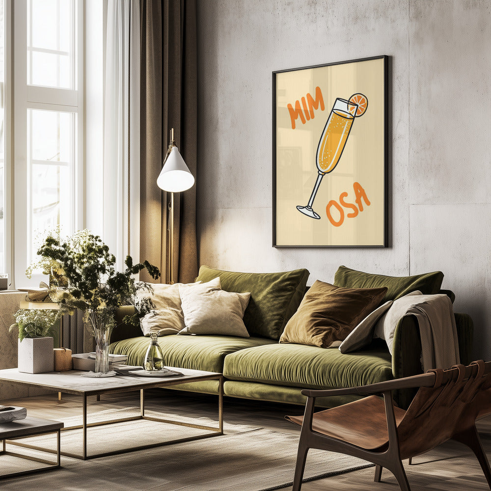 Mimosa No 4 1 - Poster / Art Print - interiör
