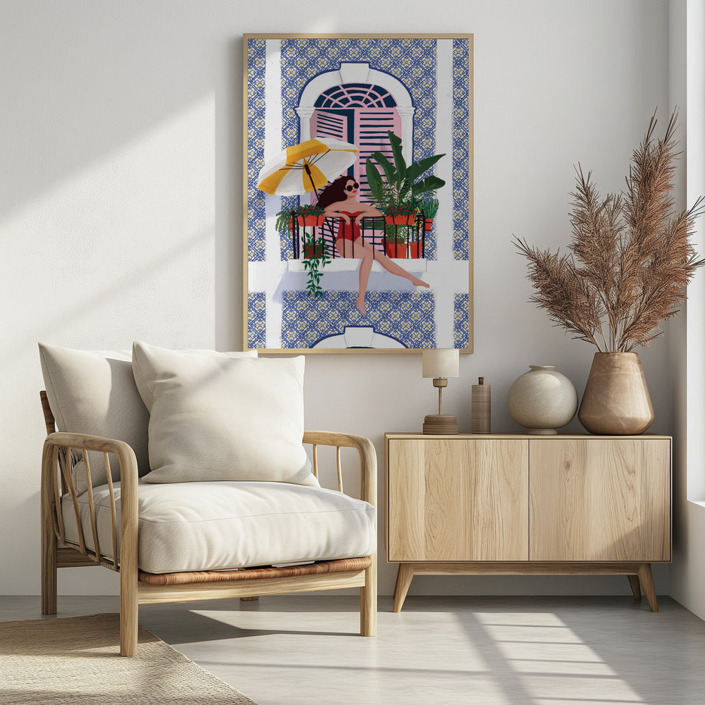 Catching the Sun - Poster / Art Print - interiör