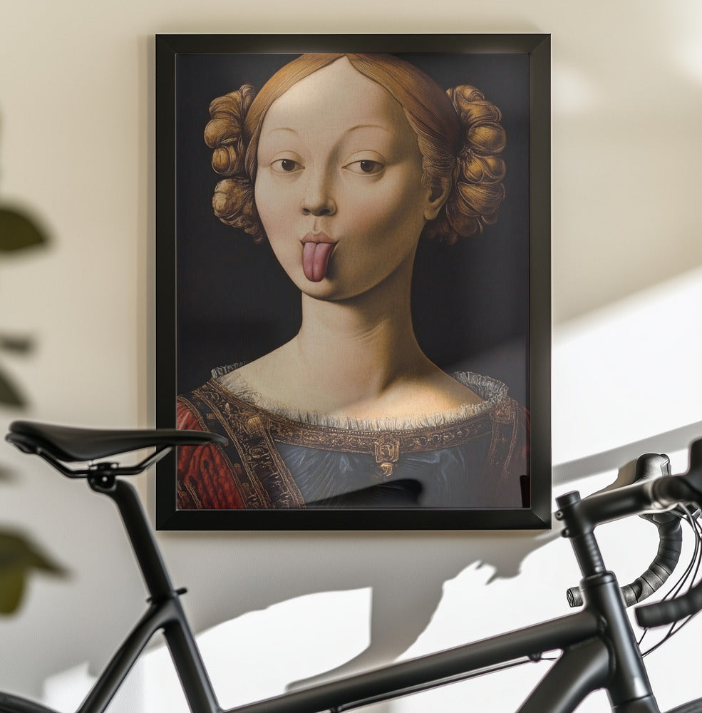 Insolent Lady - Poster / Art Print - interiör