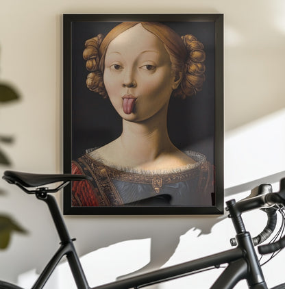 Insolent Lady - Poster / Art Print - interiör