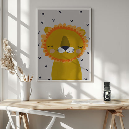 Little Lion - Poster / Art Print - interiör