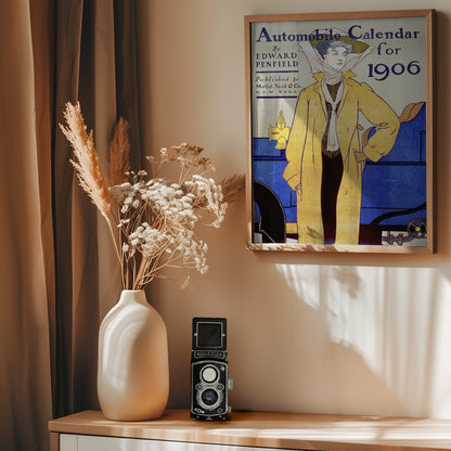 Edward Penfield's Automobile Calendar for 1906 - Poster / Art Print - interiör