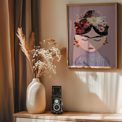 Frida (Pastel Version) - Poster / Art Print - interiör