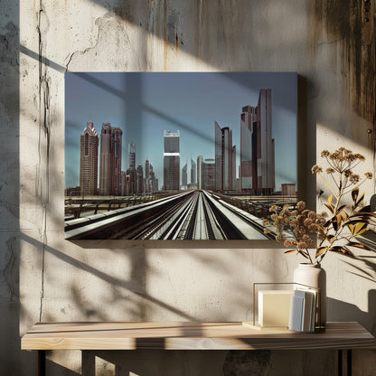 Dubai Metro - Poster / Art Print - interiör