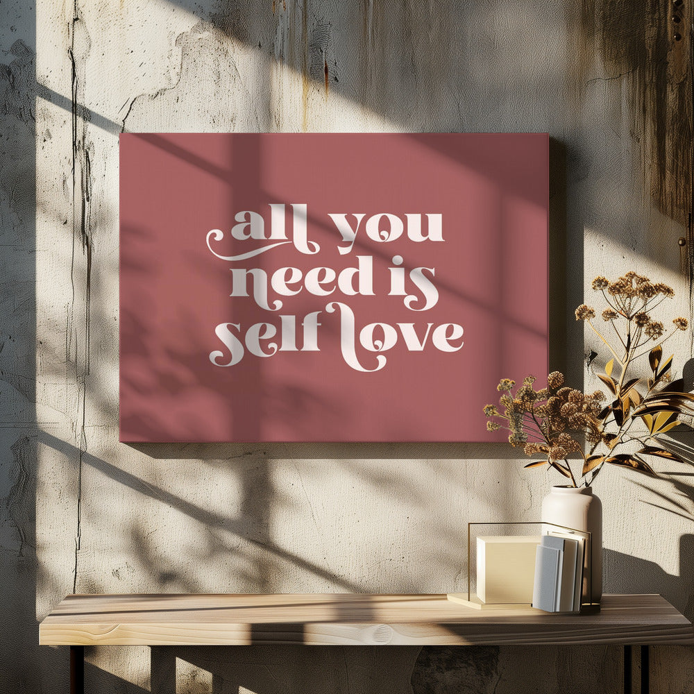 Self Love No1 - Poster / Art Print - interiör