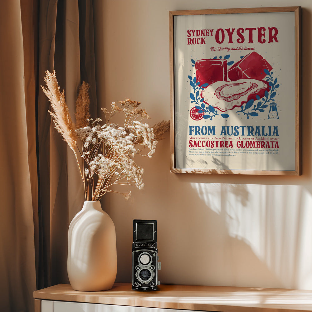 Oyster kitchen decor - Poster / Art Print - interiör