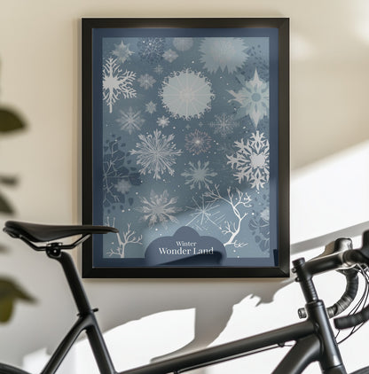 Winter Wonder Land - Poster / Art Print - interiör