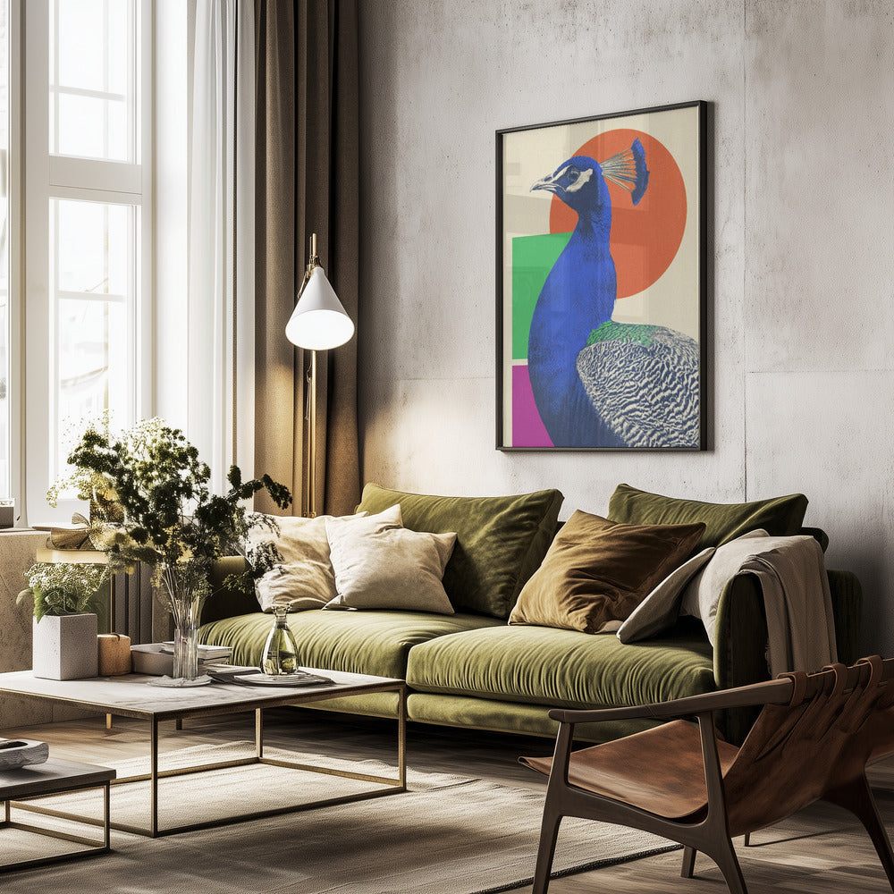 The Peacock - Poster / Art Print - interiör