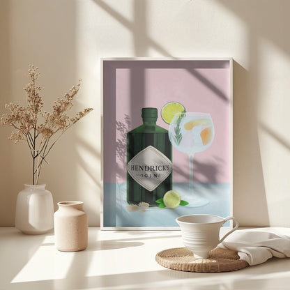Gin Tonic - Poster / Art Print - interiör