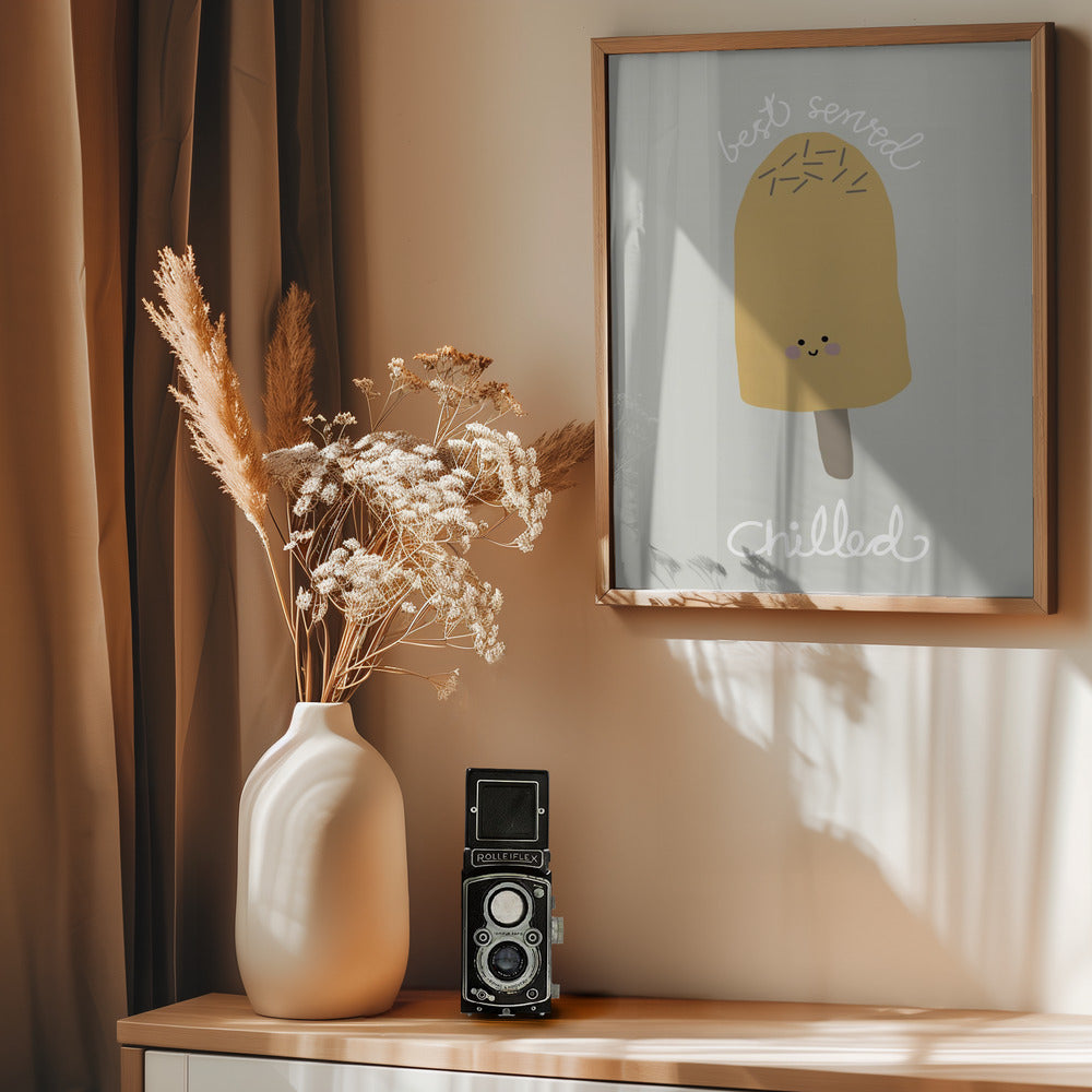Chilled Ice Cream - Poster / Art Print - interiör