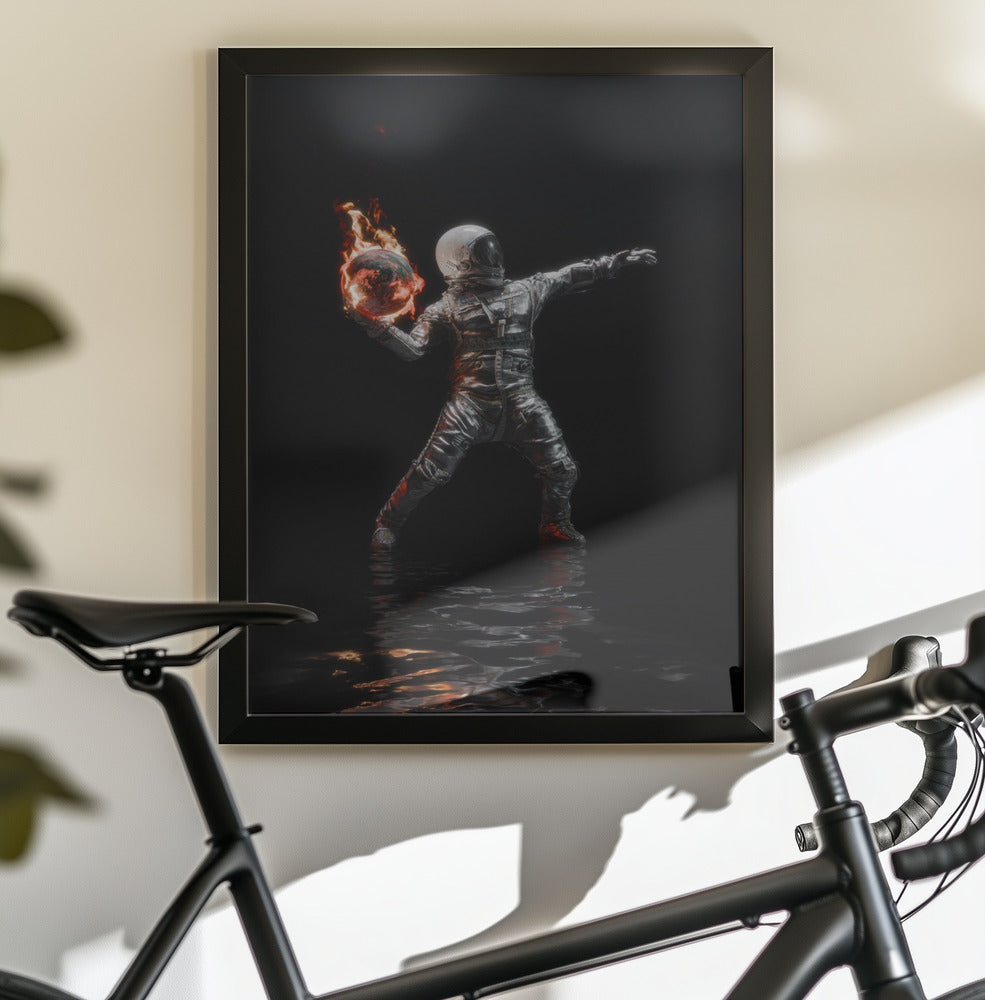 Planet Thrower - Poster / Art Print - interiör