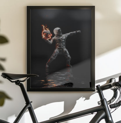 Planet Thrower - Poster / Art Print - interiör