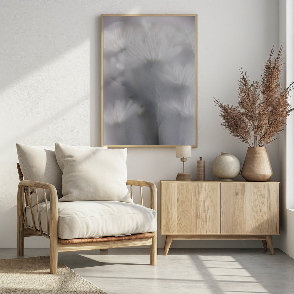 Blurred Flowers 6 - Poster / Art Print - interiör