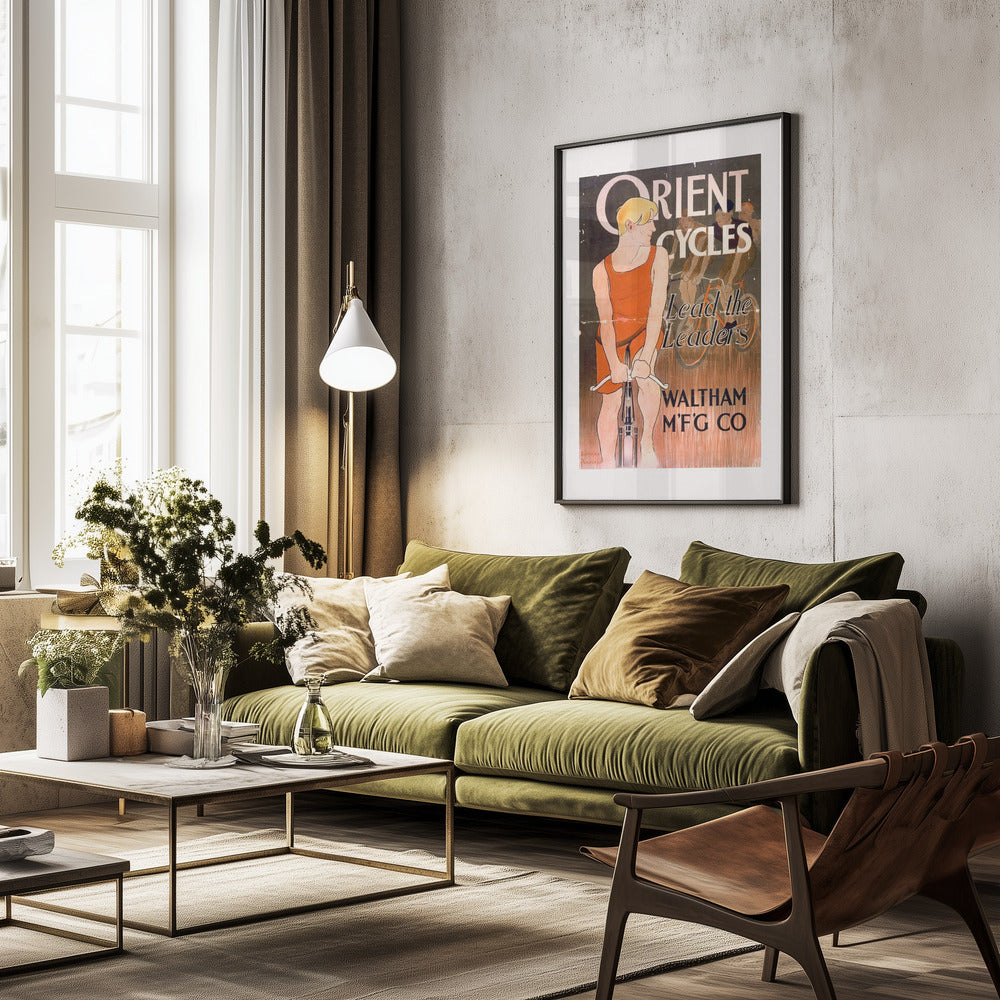 Orient Cycles Lead the Leaders - Poster / Art Print - interiör