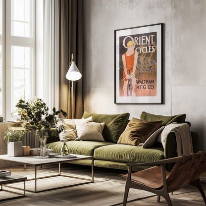 Orient Cycles Lead the Leaders - Poster / Art Print - interiör