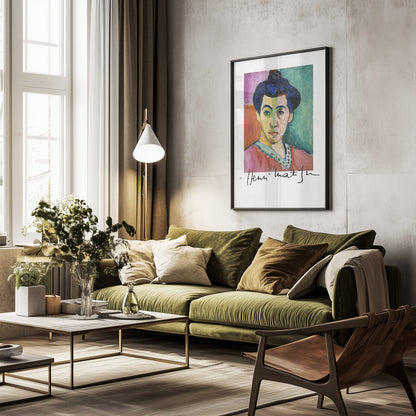 La Raie Verte With Signature - Poster / Art Print - interiör