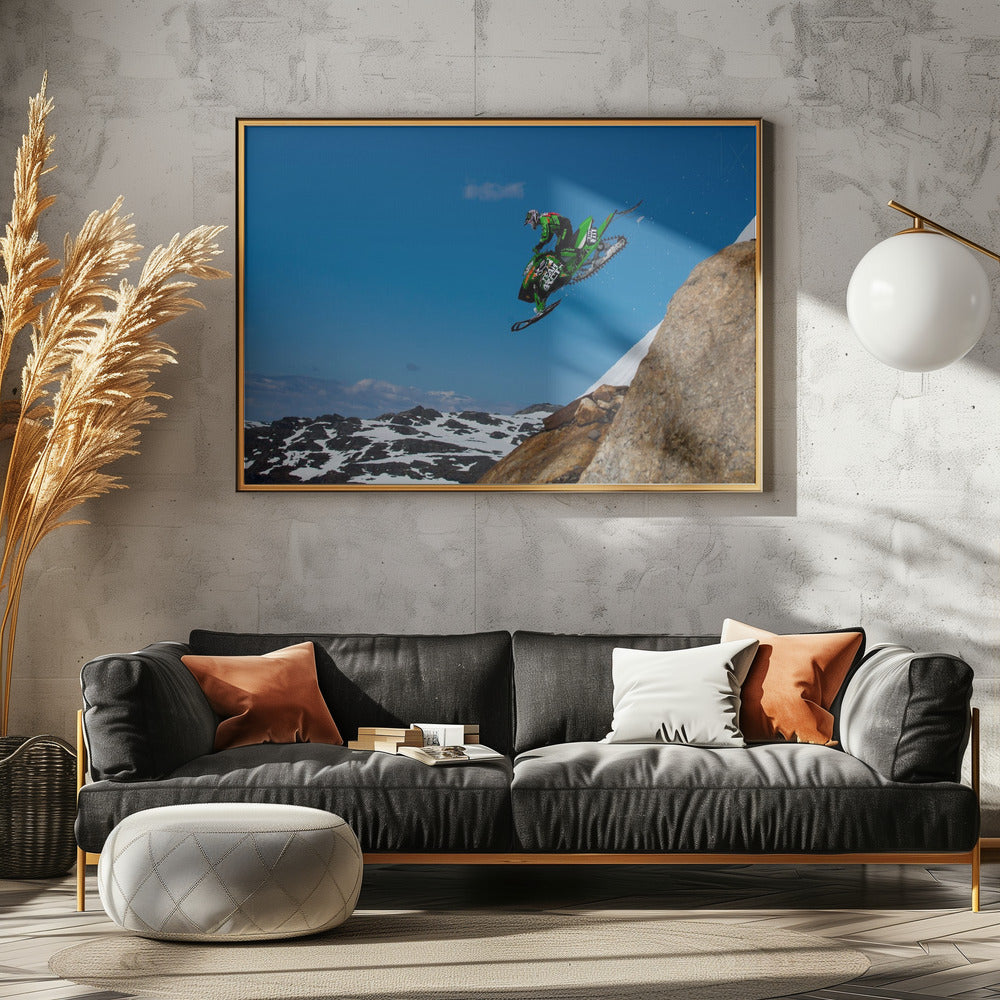 Free fall - Poster / Art Print - interiör