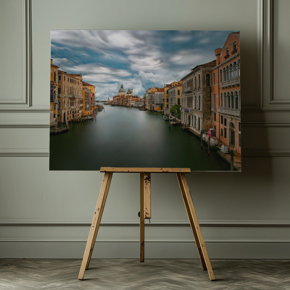 Stormy weather on the Grand Canal - Poster / Art Print - interiör