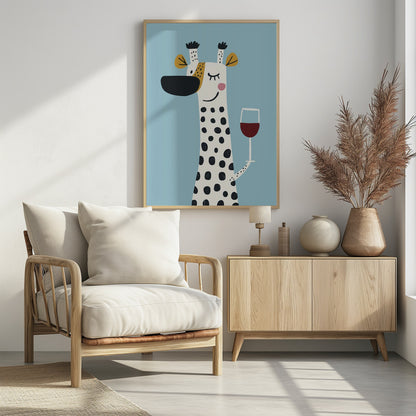 Cute Cartoon Cheers No 1 - Poster / Art Print - interiör