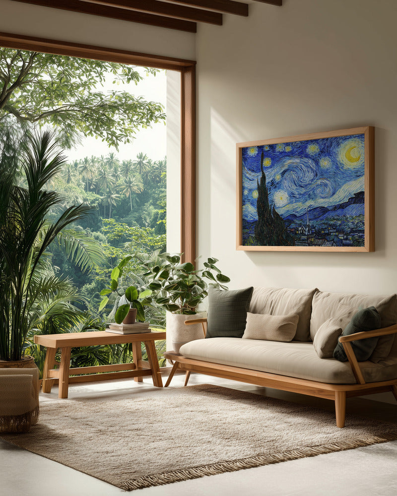 The Starry Night - Poster / Art Print - interiör