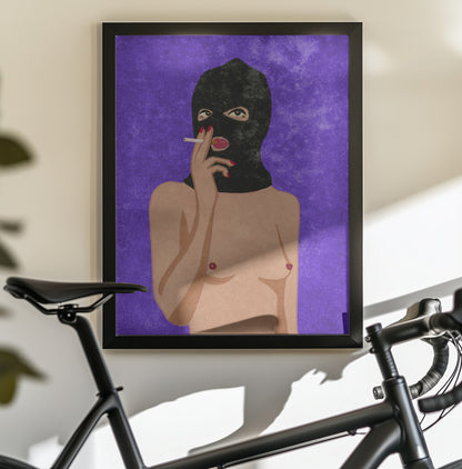 My Body is not a Crime - Poster / Art Print - interiör